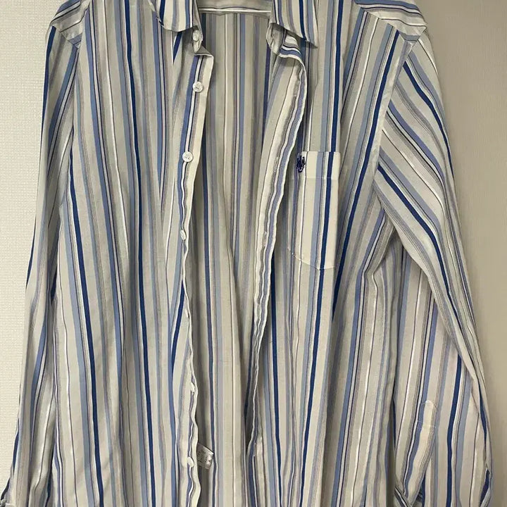 [BUNJANG] Indian Linen Striped Shirt / 린넨셔츠 100~105