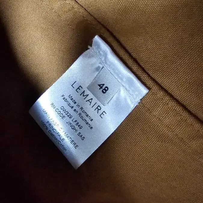 [BUNJANG] Lemaire Tobacco Field Jacket / 르메르 필드자켓 토바코 48 사이즈