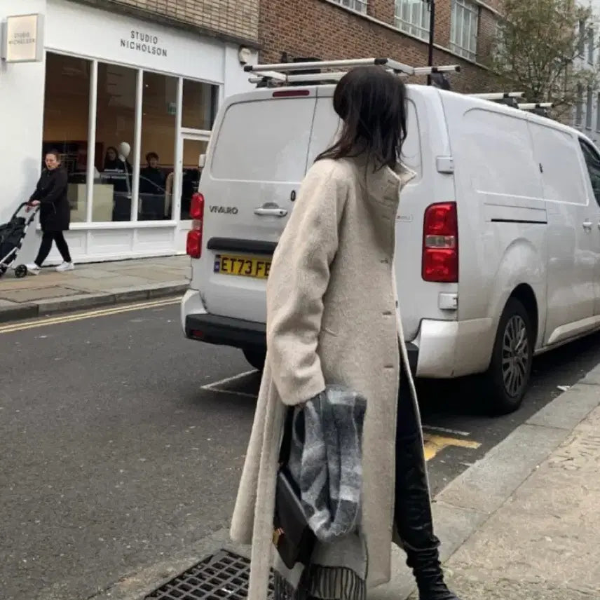 [BUNJANG] Anderson High Neck Coat / 언더슨 하이넥 코트