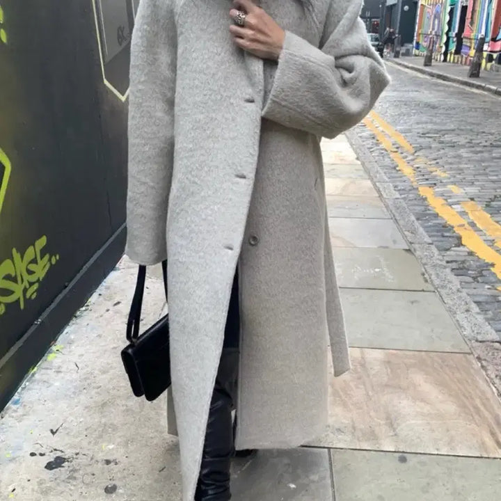 [BUNJANG] Anderson High Neck Coat / 언더슨 하이넥 코트