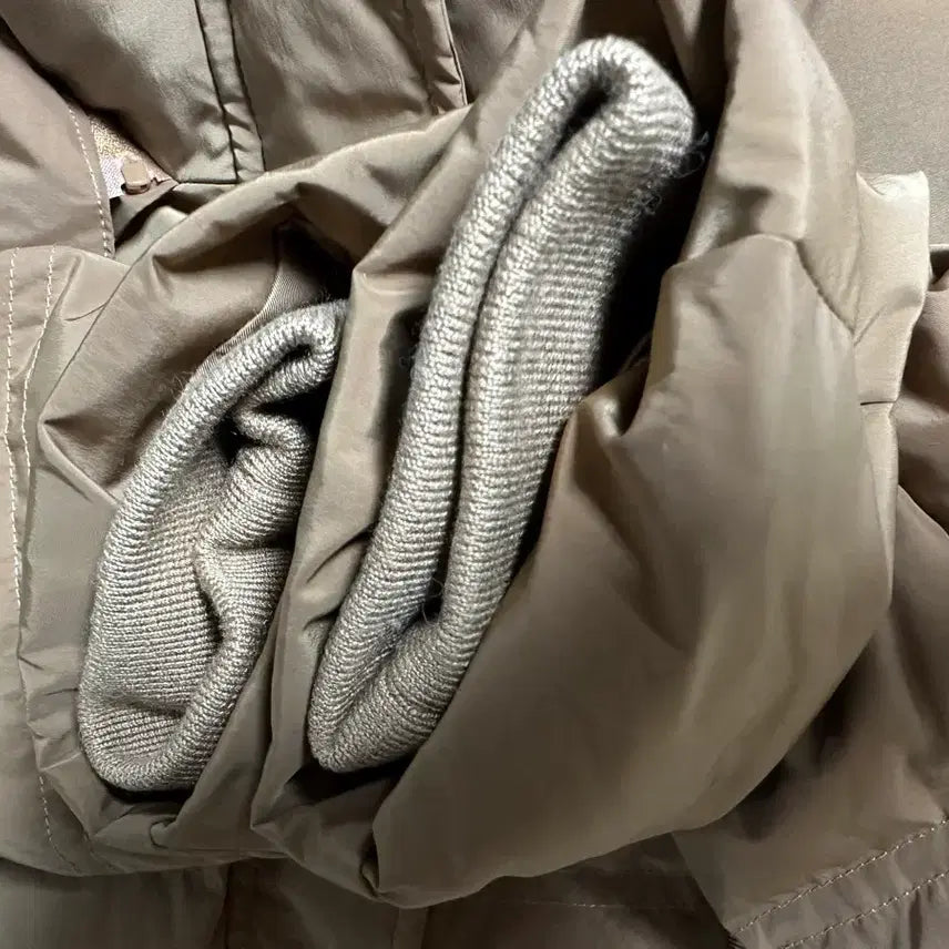 [BUNJANG] Some J Fox Fur Slimline Down Padding Camel Short Padding / 썸제이 폭스퍼 슬림라인 다운패딩 카멜 숏패딩