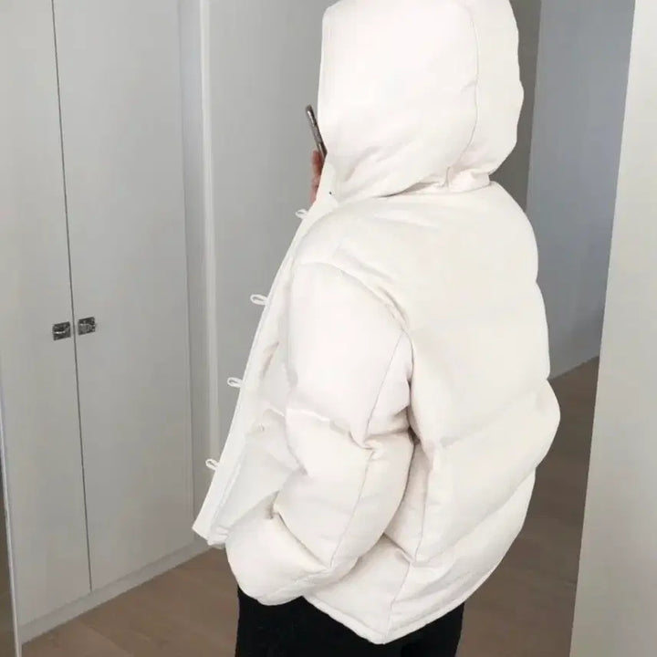 [BUNJANG] Founders Goose Down Padding Jacket (Ivory) / [가격안내려요] 도매택 파운더스 에디 구스다운 패딩 (아이보리)