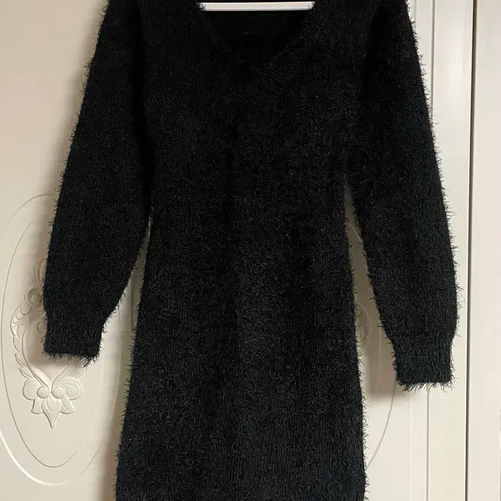 [BUNJANG] Angora Slim Fit Mini Dress / 앙고라 슬림 라인 미니 원피스