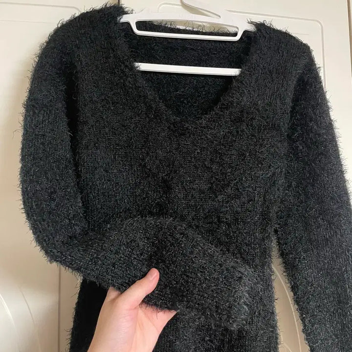 [BUNJANG] Angora Slim Fit Mini Dress / 앙고라 슬림 라인 미니 원피스