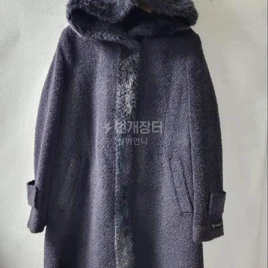 [BUNJANG] Chatelaine Alpaca Hooded Long Coat / 샤트렌 알파카 후드 롱 코트