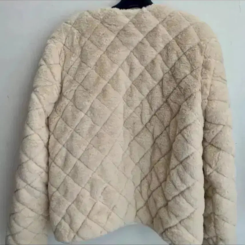 [BUNJANG] National Geographic Quilted Fleece Jacket / 내셔널지오그래픽 퀼팅 자켓 뽀글이 후리스 플리스 집업