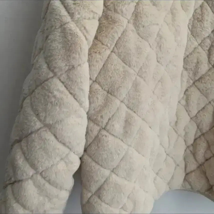 [BUNJANG] National Geographic Quilted Fleece Jacket / 내셔널지오그래픽 퀼팅 자켓 뽀글이 후리스 플리스 집업