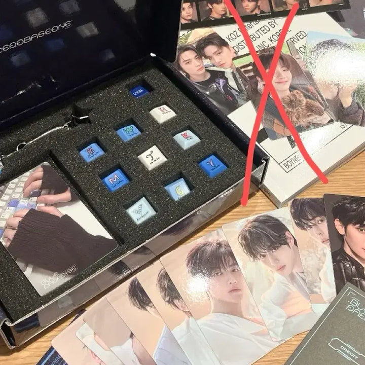 [BUNJANG] ZEROBASEONE Blue Paradise Mini 5th Album Keycap Set / 제로베이스원 블루파라다이스 미니5집 키캡