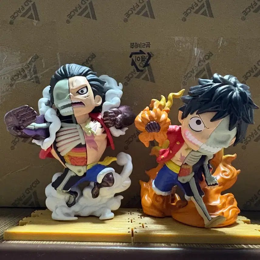 [BUNJANG] Mighty Jax Luffy Gear 2 Red Hawk Gacha Figure / 일괄!! 마이티잭스 원피스 루피 기어2 레드호크 가챠