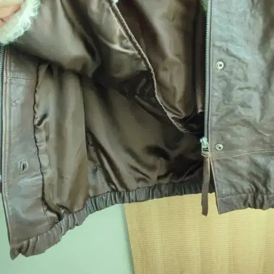 [BUNJANG] Leather Mouton Long Coat / 최종가격내림)양가죽 양털내피 레더 무스탕 롱 코트