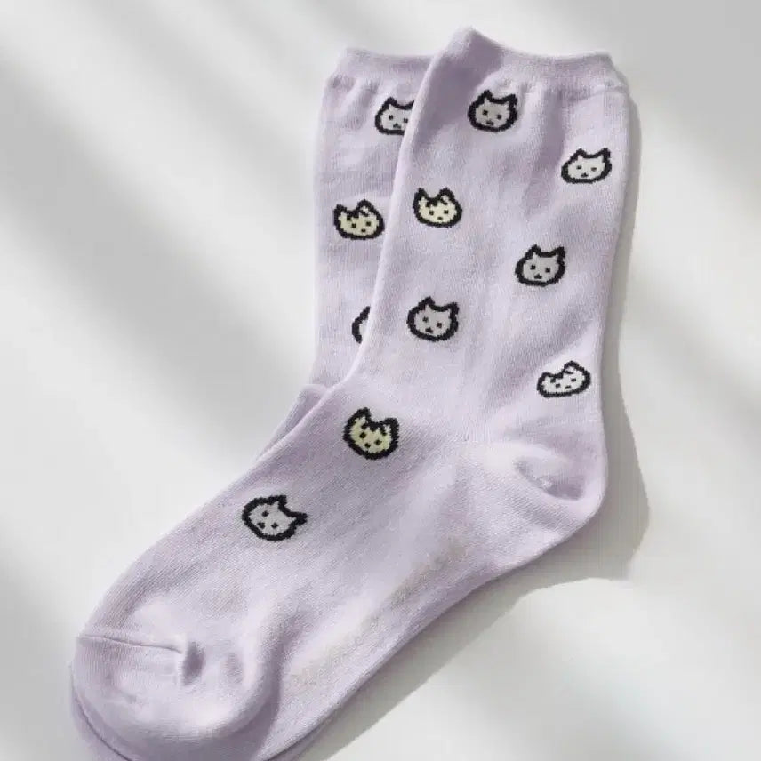 [BUNJANG] Zero Per Zero Cat Socks / 국내산양말 제로퍼제로 고양이 양말