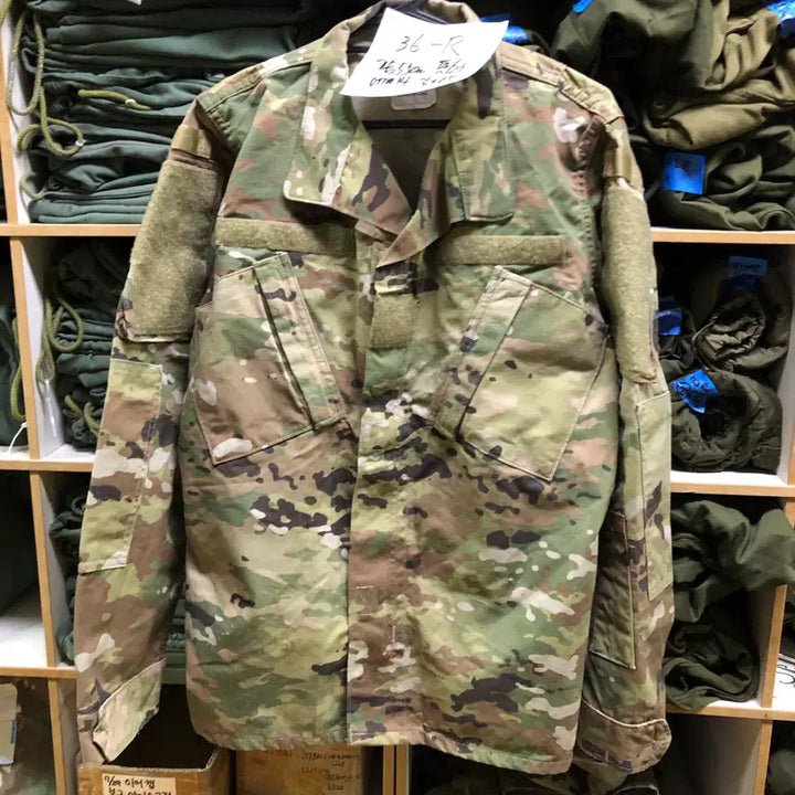 [BUNJANG] US Army Multicam Combat Shirt (36 Regular) / 봄맞이 특가 미군 멀티캠 상의 36래귤러 택없는 새상품 여성55