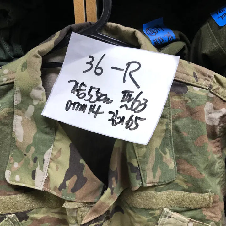 [BUNJANG] US Army Multicam Combat Shirt (36 Regular) / 봄맞이 특가 미군 멀티캠 상의 36래귤러 택없는 새상품 여성55