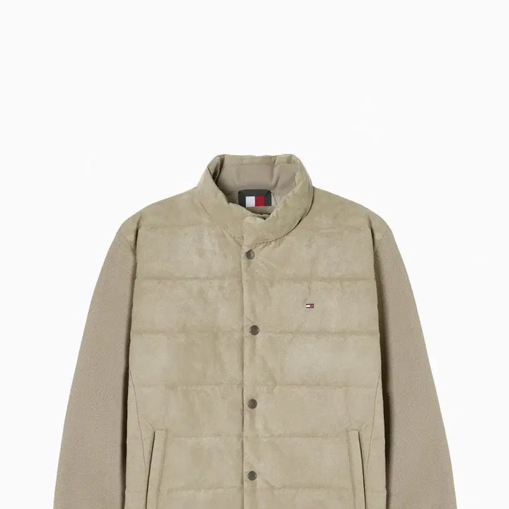 [BUNJANG] Tommy Hilfiger Knit Sleeve Goose Down Jacket / 타미힐피거 니트 슬리브 구스 다운