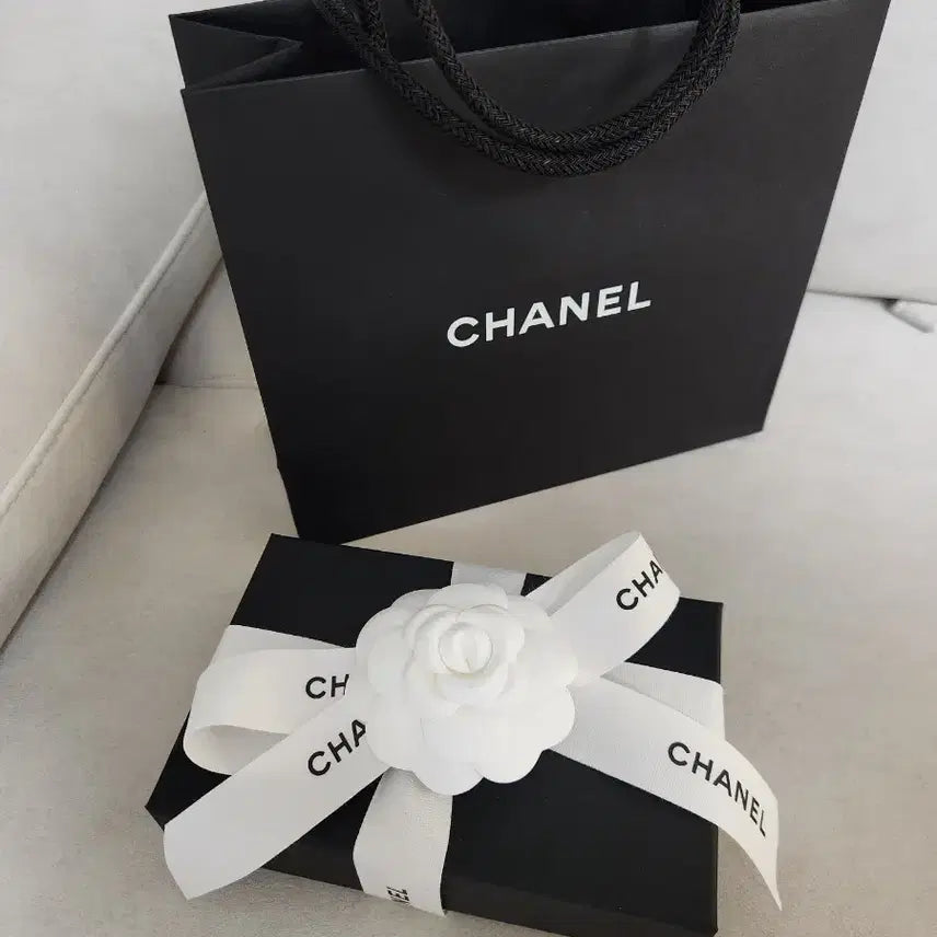 [BUNJANG] Chanel Card Holder Caviar Beige / [새상품] 11/25구매 샤넬 똑딱이 카드지갑