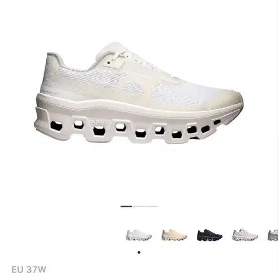 [BUNJANG] On Running Cloudmonster Void White EU37 Women's Shoes / 온러닝 클라우드몬스터 보이드 화이트 EU37 여성용 240