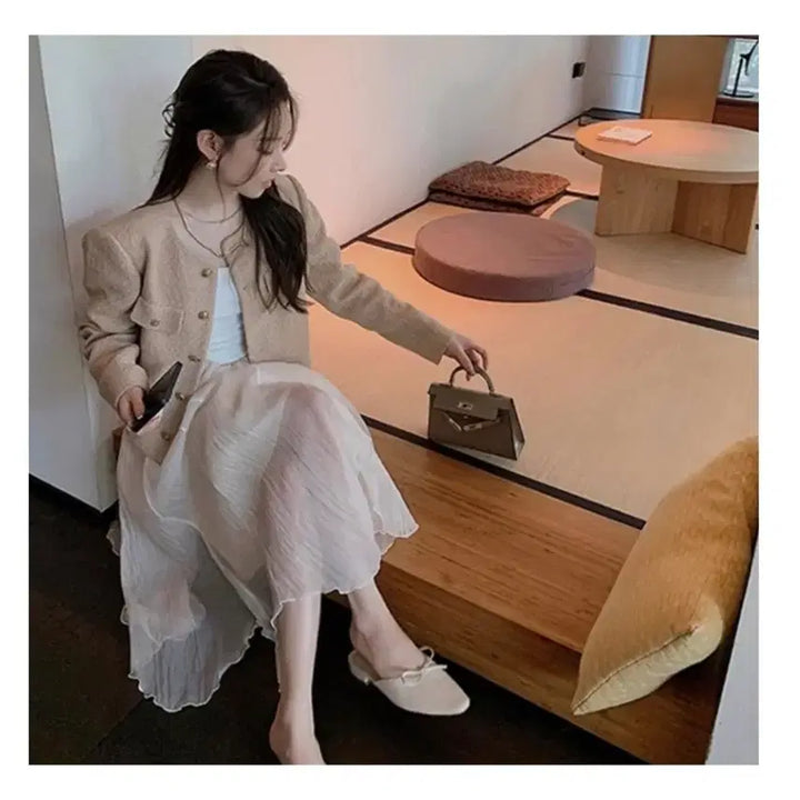 [SOLD OUT] <자켓>봄신상/트위트 자켓/새상품/재입고/