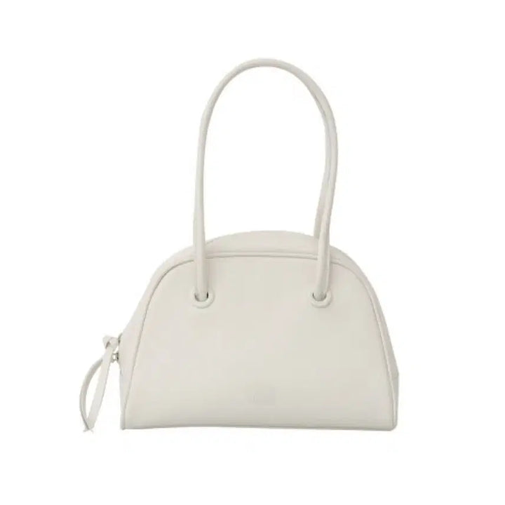 [BUNJANG] Marithe Francois Girbaud Run Leather White Bowling Mini Bag / 마리떼 프랑소와 저버 룬 레더 백 화이트 볼링 미니 차정원 토트 숄더
