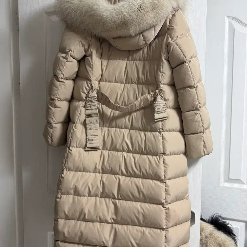 [BUNJANG] Deuel Flamingo Fox Fur Long Down Jacket / 듀엘 플라밍고 폭스퍼 롱패딩 55 (고가라인)