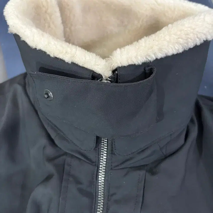 [BUNJANG] Epigram Pearl Collar Short Padded Jacket (Black) / (무료배송) [L] 시리즈 에피그램 펄카라 숏패딩 (블랙)