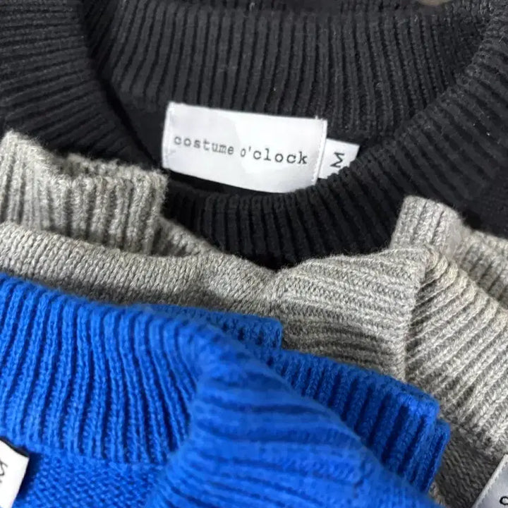 [BUNJANG] Custom A Clock Soft Cotton Crew Neck Knit (M) / (무료배송) [M] 커스텀어클락 소프트 코튼 크루넥 니트 (3칼라)