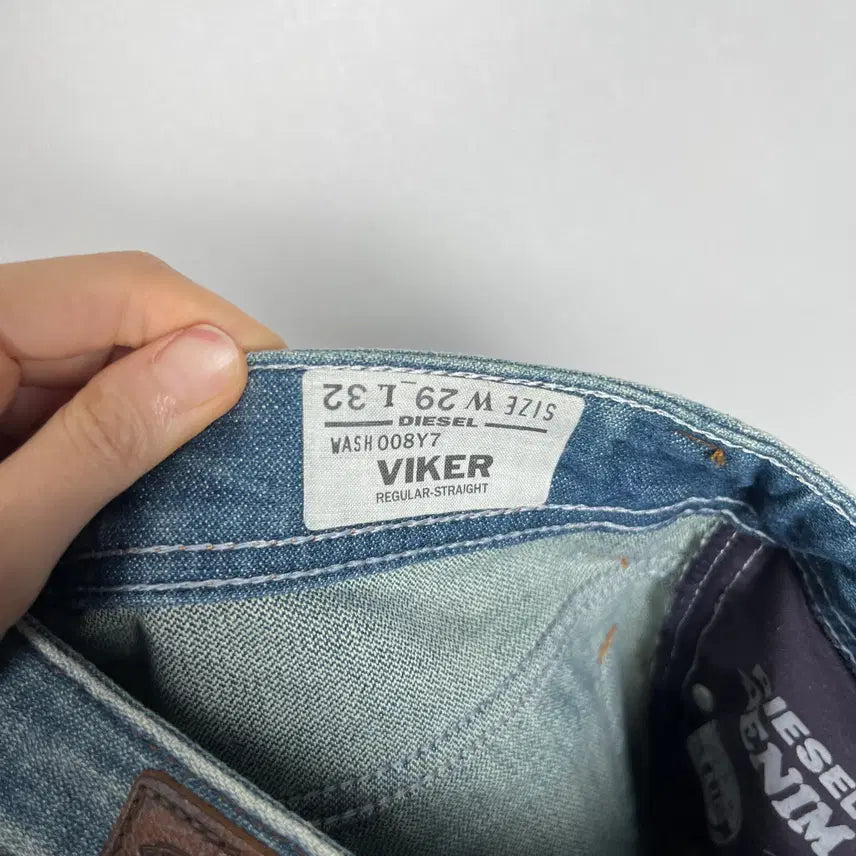 [SOLD OUT] 디젤/VIKER 로우라이즈 청바지 데님 진 남29/라덴