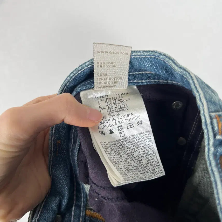 [SOLD OUT] 디젤/VIKER 로우라이즈 청바지 데님 진 남29/라덴