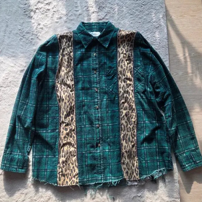 [BUNJANG] Old Park Remake Flannel Shirt / 올드파크 셔츠