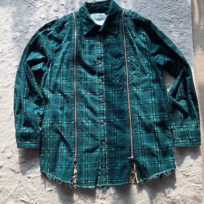 [BUNJANG] Old Park Remake Flannel Shirt / 올드파크 셔츠