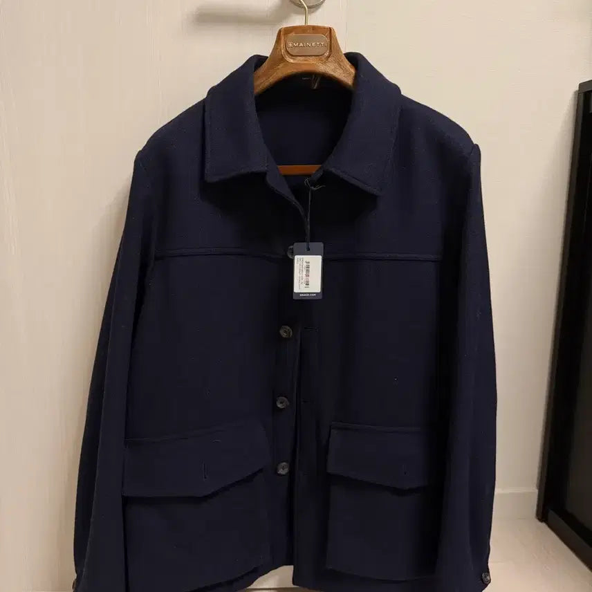 [BUNJANG] Drake's Melton Wool Donkey Chore Jacket Navy 42 / 드레익스 멜튼울 동키 초어자켓 네이비 42