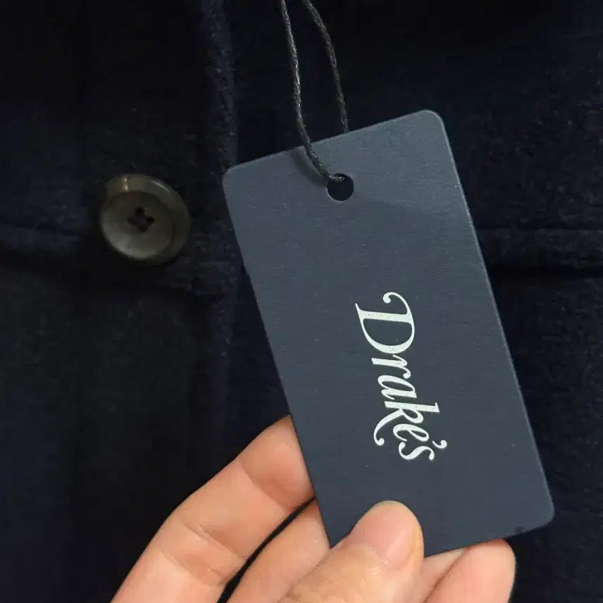 [BUNJANG] Drake's Melton Wool Donkey Chore Jacket Navy 42 / 드레익스 멜튼울 동키 초어자켓 네이비 42