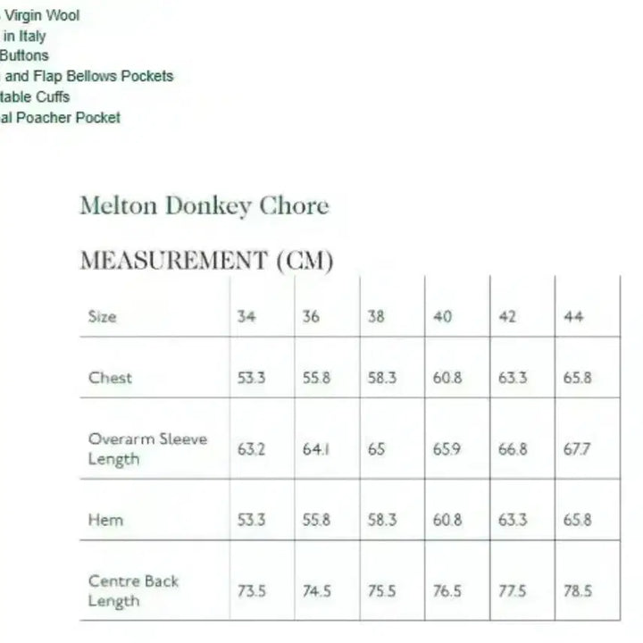 [BUNJANG] Drake's Melton Wool Donkey Chore Jacket Navy 42 / 드레익스 멜튼울 동키 초어자켓 네이비 42