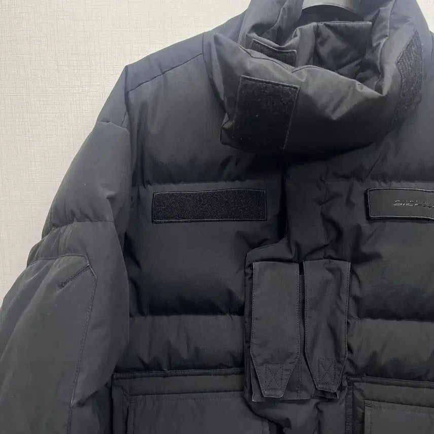 [BUNJANG] Customellow X Silencian Oversized Goose Down Short Padded Jacket / 남자 커스텀멜로우 X 실렌시온 오버핏 구스 다운 숏패딩 자켓 100