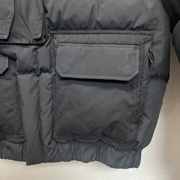 [BUNJANG] Customellow X Silencian Oversized Goose Down Short Padded Jacket / 남자 커스텀멜로우 X 실렌시온 오버핏 구스 다운 숏패딩 자켓 100