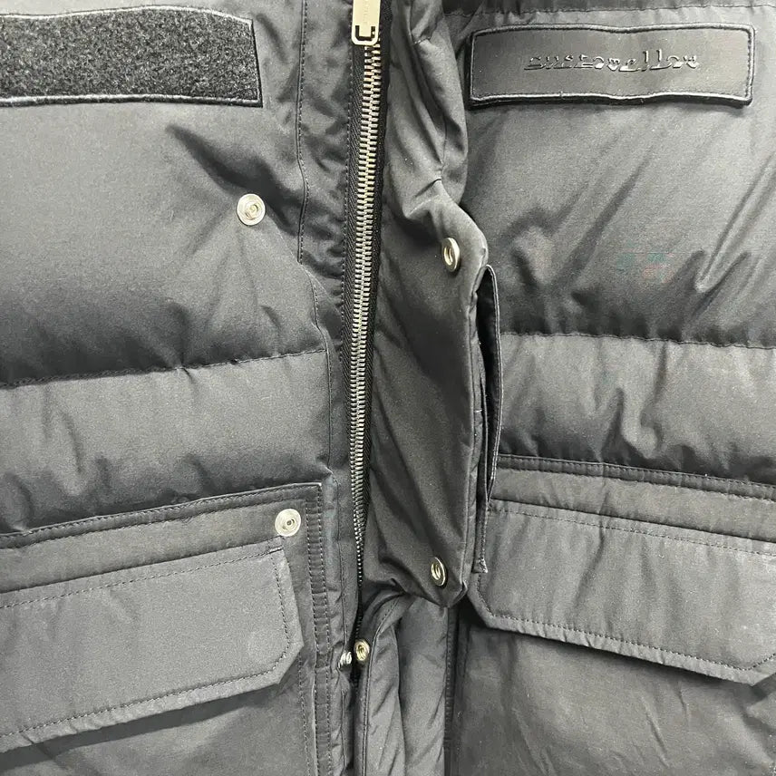 [BUNJANG] Customellow X Silencian Oversized Goose Down Short Padded Jacket / 남자 커스텀멜로우 X 실렌시온 오버핏 구스 다운 숏패딩 자켓 100
