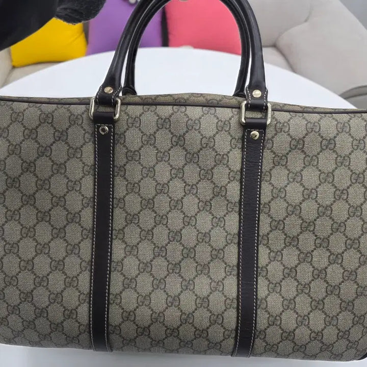 [BUNJANG] Gucci GG Logo Boston Bag Tote Bag / 구찌 GG 로고 보스턴백 토트백