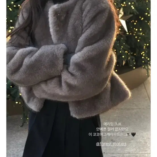 [BUNJANG] Forest Merry Mink Fur Jacket / 포레스트 메리 밍크 퍼 자켓