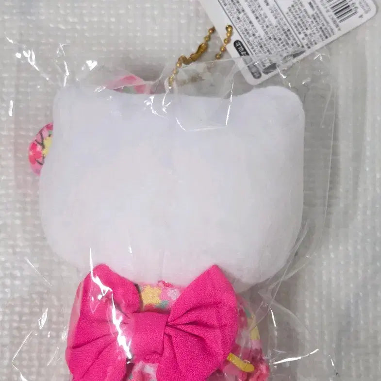 [BUNJANG] Sanrio Hello Kitty Kimono Yukata Mascot Keyring / 헬로키티 기모노 유카타 인형 키링 마스코트 핑크 리본일본벚꽃사쿠라 산리오