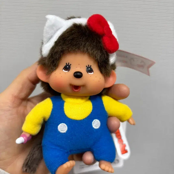 [BUNJANG] Hello Kitty Monchhichi Keyring / 헬로키티 몬치치 키링