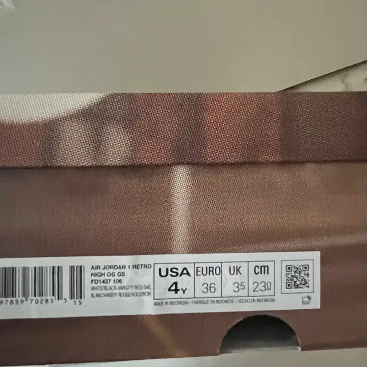 [BUNJANG] Jordan 1 Retro High OG Black Toe (GS 230) / 조던 1 레트로 하이 OG 블랙토 gs230