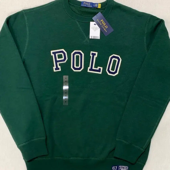 [BUNJANG] Polo Vintage Patch Logo Sweatshirt (Sealed) / [QR가능/쇼핑백O] 폴로 빈티지 패치 로고 맨투맨 미개봉 새상품
