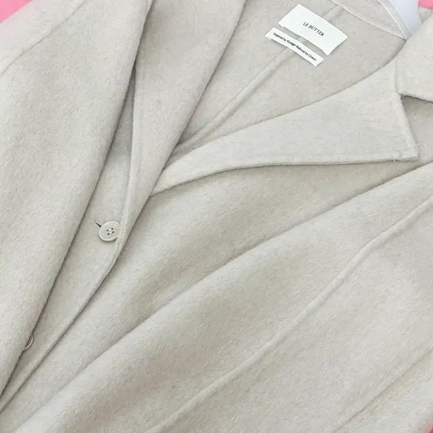 [BUNJANG] Le Votter Balloon Handmade Wool Coat Cream / 르버터 벌룬 핸드메이드 코트 크림