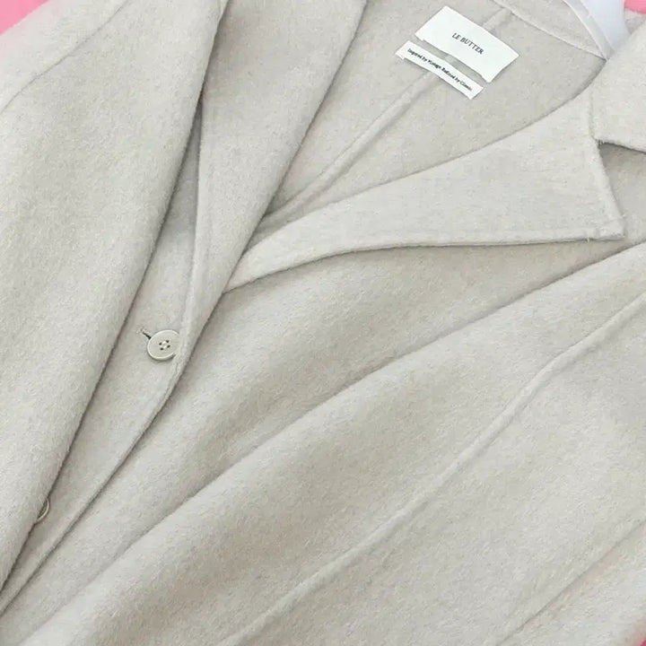 [BUNJANG] Le Votter Balloon Handmade Wool Coat Cream / 르버터 벌룬 핸드메이드 코트 크림