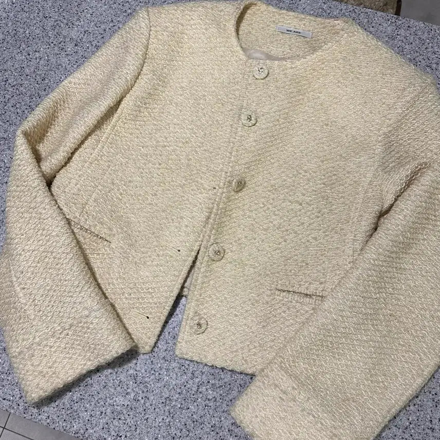 [BUNJANG] We Are Round Tweed Jacket / 위아 we are 라운드 트위드 자켓