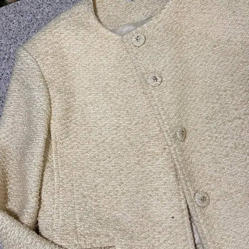 [BUNJANG] We Are Round Tweed Jacket / 위아 we are 라운드 트위드 자켓