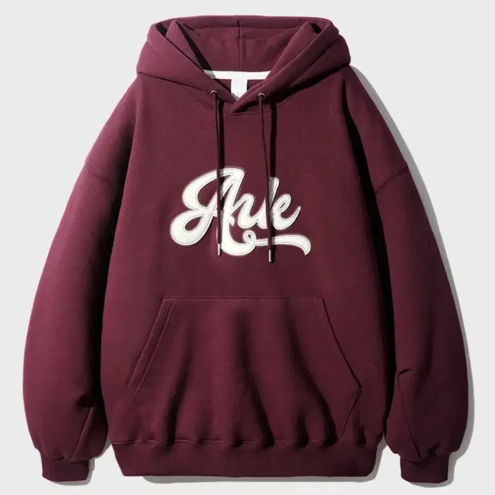 [BUNJANG] Jemut Burgundy Arch Rolling Hoodie M / 제멋 버건디 아크롤링 후드티 판매 M