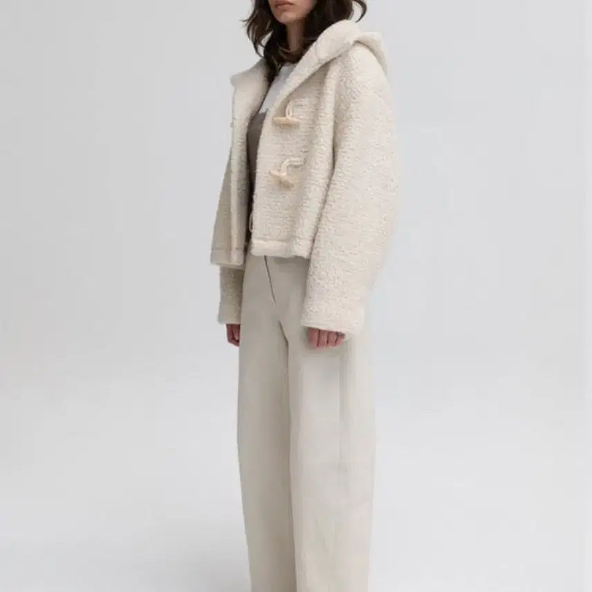 [BUNJANG] Monoha Curly Hood Jumper / 모노하 컬리 후드 점퍼 뽀글이 떡볶이 스무스무드 타낫 킨더살몬