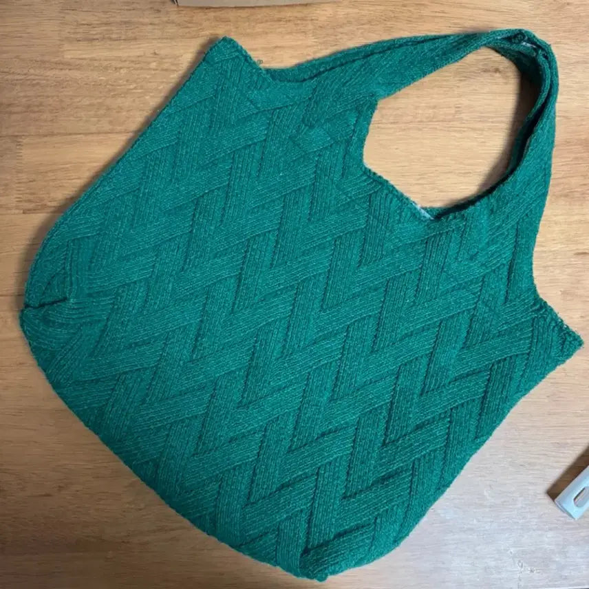 [BUNJANG] Nylon Reversible Tote Bag / 나일론 니트 양면 리버시블 토트백