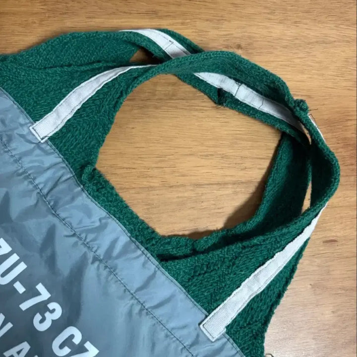 [BUNJANG] Nylon Reversible Tote Bag / 나일론 니트 양면 리버시블 토트백