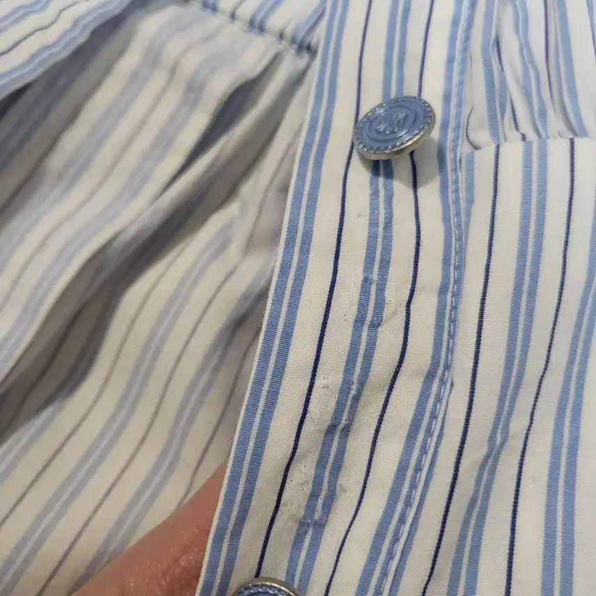 [BUNJANG] DUELL Stripe Shirt Dress / 듀엘 스트라이프 셔츠원피스